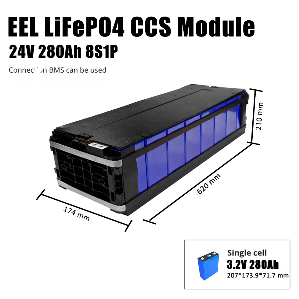 CCS Cells Contact System LFP Battery Module 24V 8S1P 100/280Ah ...
