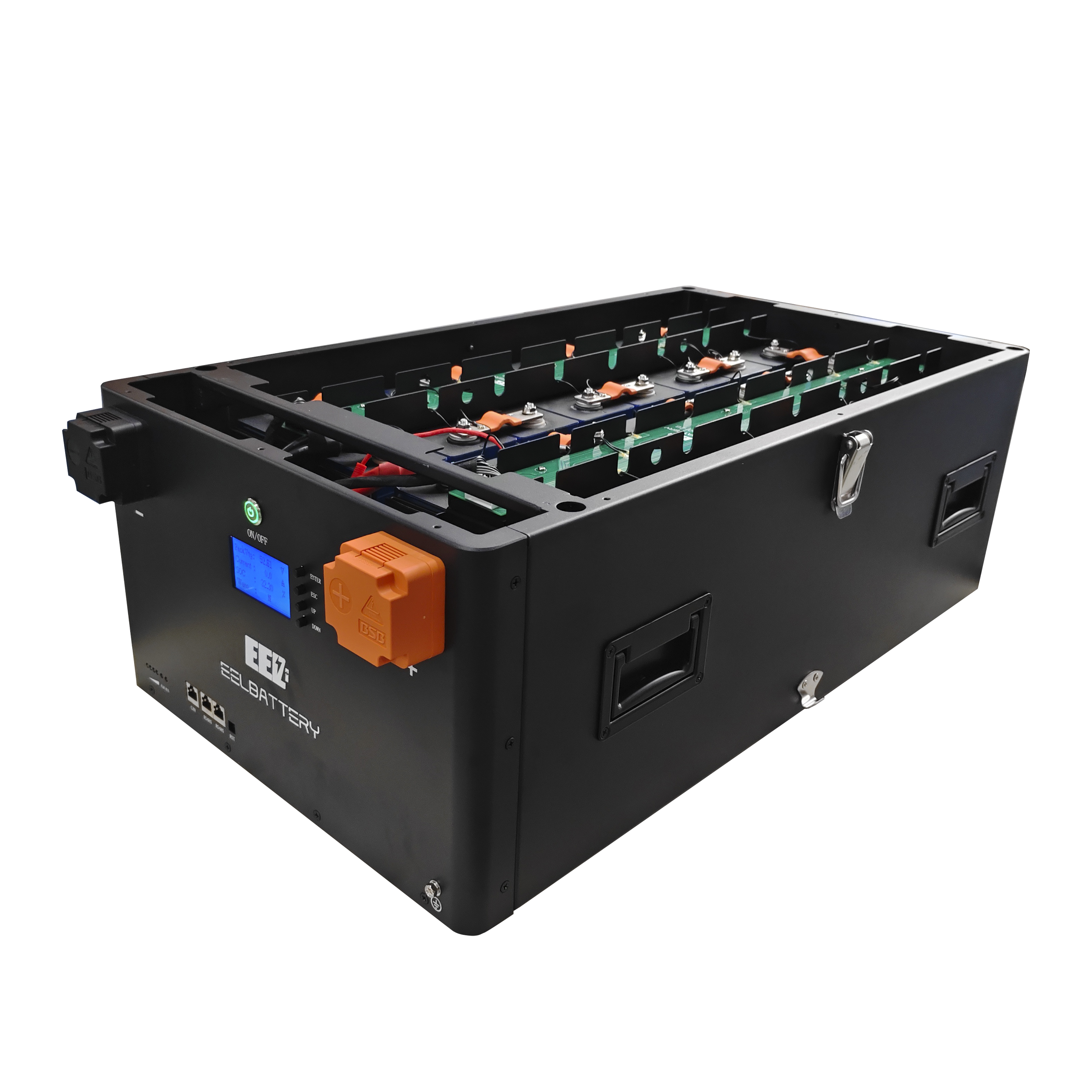 EEL 48V 16S Server Rack DIY Kit BOX Built-in Seplos V3.0 300A Bluetooth ...