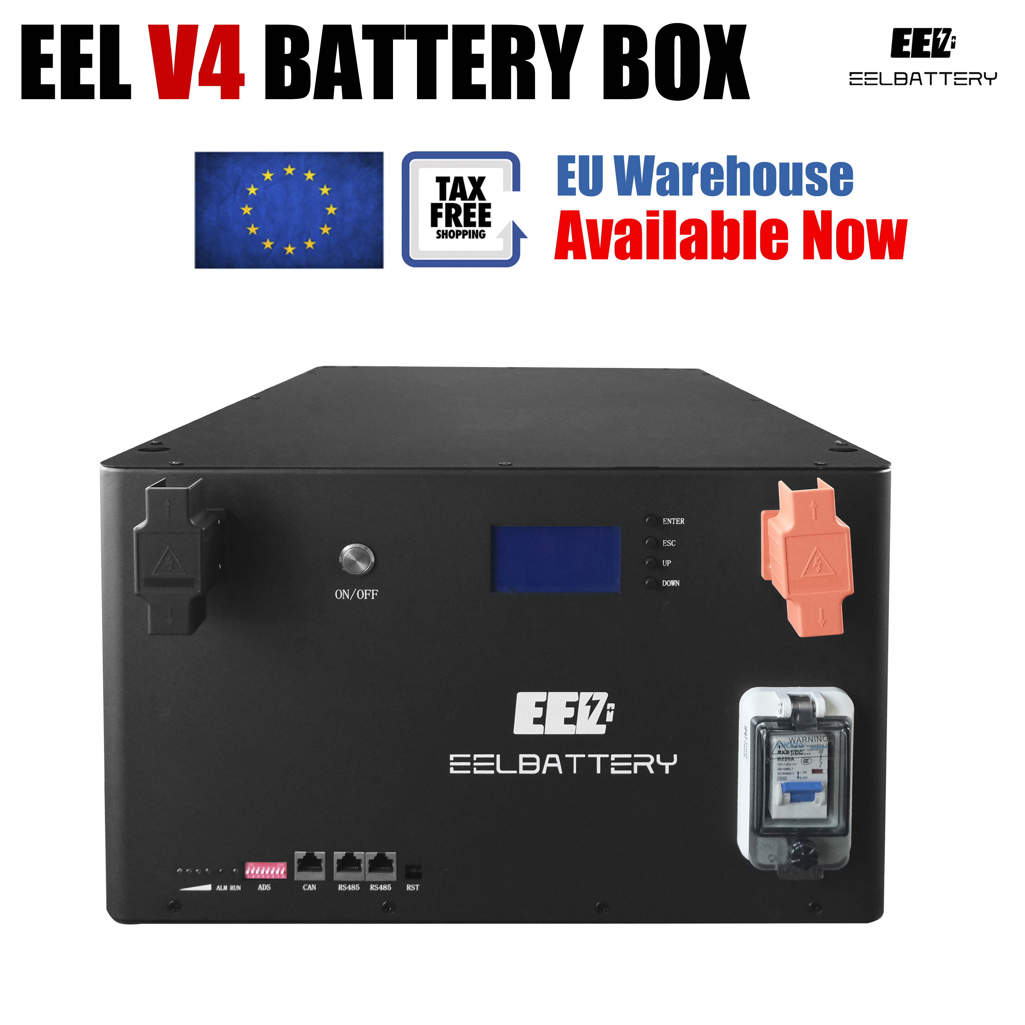 EEL 48V 16S V4 Server Rack DIY Unit BOX Built-in Smart BMS Stackable EU ...