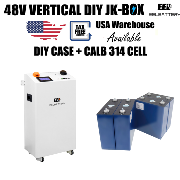EEL 48V Vertical DIY Battery Box Built-in JK V19 BMS 2A Active Balance ...