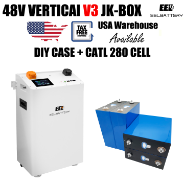 EEL 48V 16S V6-Pro JK LiFePO4 DIY BOX Built-in Smart JK BMS stackable ...
