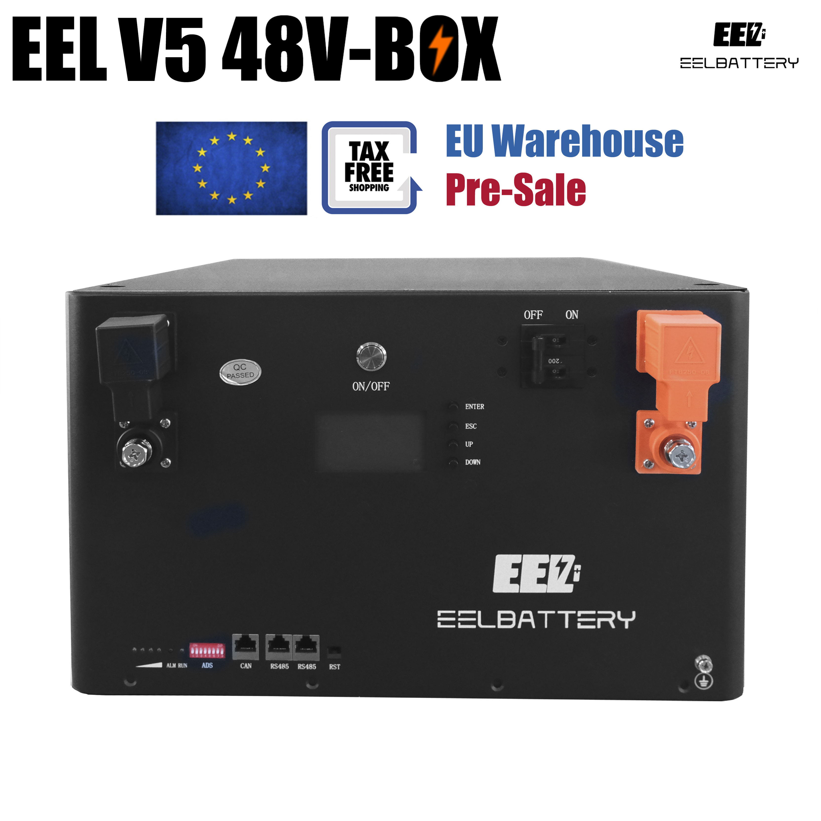 EEL 48V 16S Server Rack V5 DIY Unit BOX Built-in Smart Seplos V2 200A ...