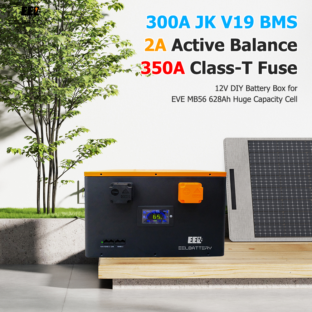 12V MB56 Lifepo4 Battery Case DIY Box Kits with Bluetooth JK 300A BMS ...
