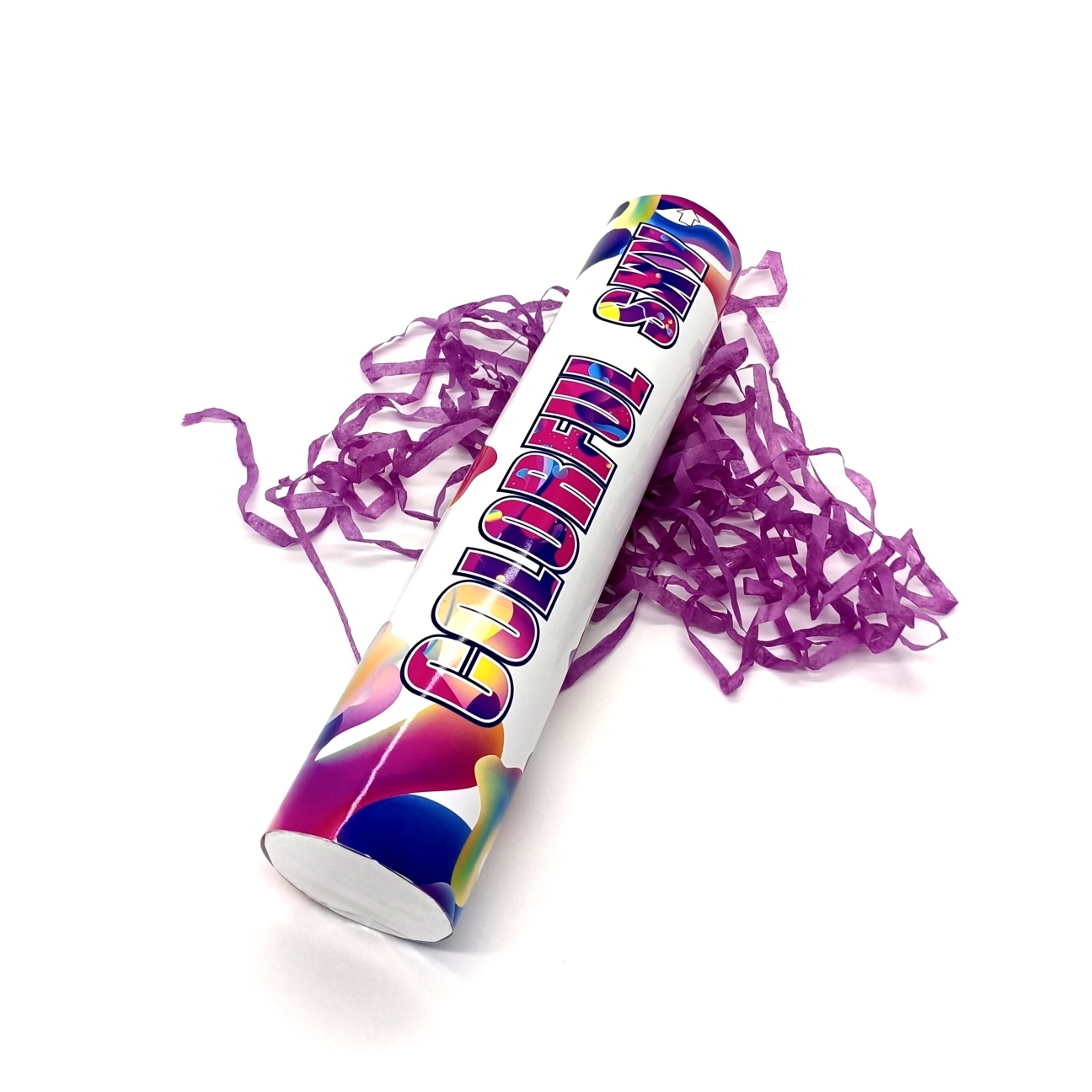 party streamer mixed color paper streamer confetti cannon hand throw