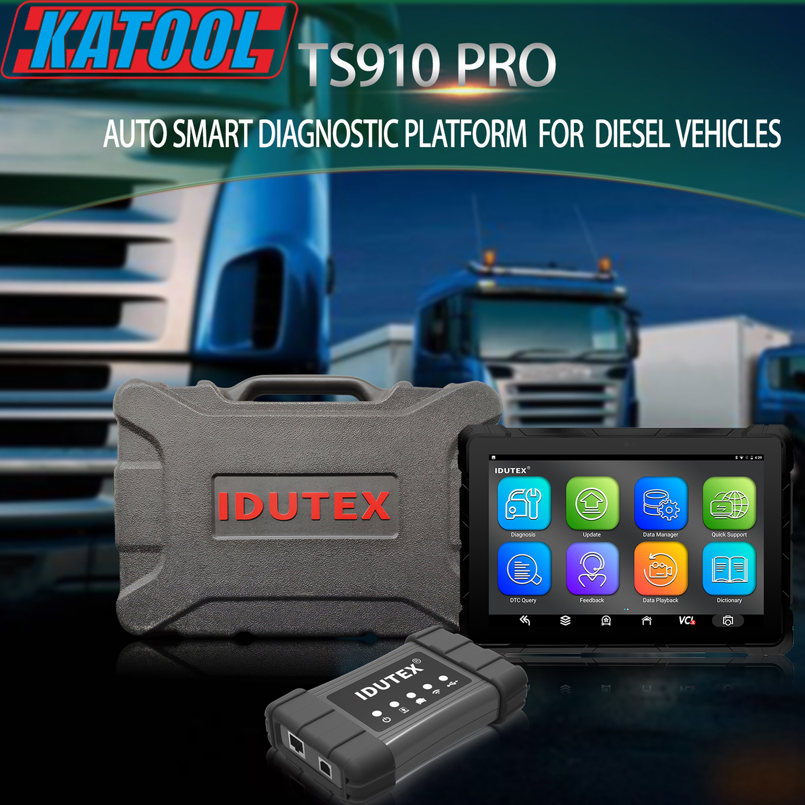 Idutex auto diagnostic tool for car,truck ,bus and construction
