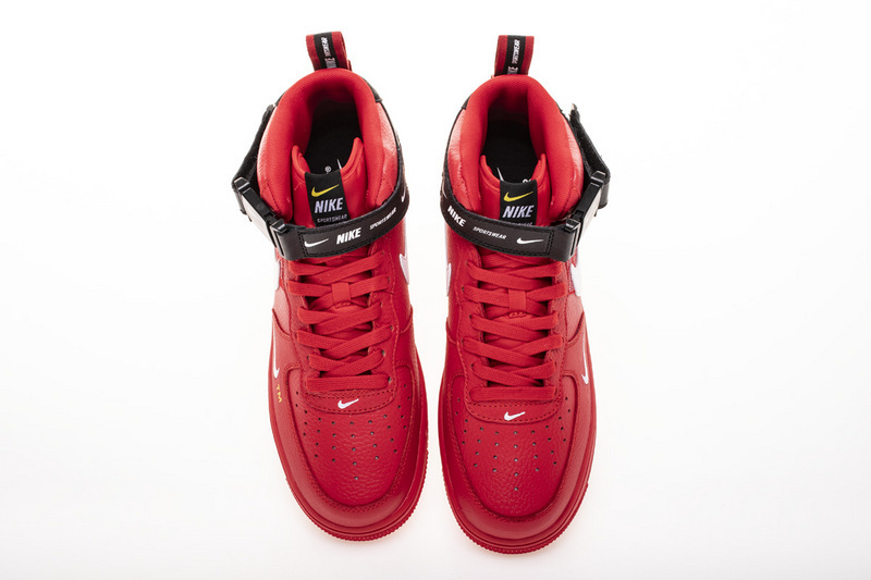 air force 1 utility university red