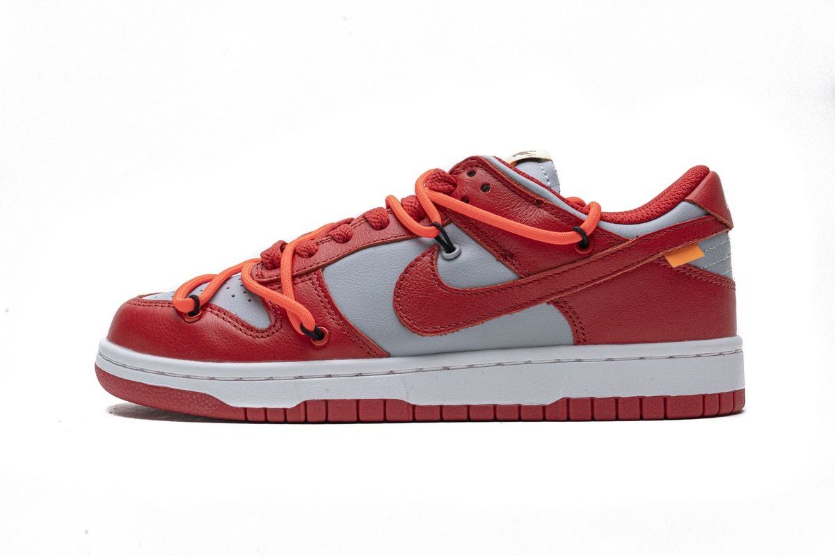 Nike Dunk Low Off-White University Red CT0856-600 - Sneakercome.com