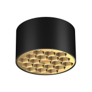 【ALXS80106】12W Black + Gold LED Ceiling Lamp Spotlight/Downlight