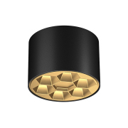 【ALXS80106】7W Black + Gold LED Ceiling Lamp Spotlight/Downlight