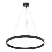 【LDD80006H】 Black Thin Round LED Pendant Light