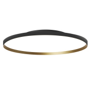 【LTD80006H】 Black+Gold Ultra Thin Round LED Ceiling Lamp