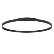 【LTD80006H】 Black Ultra Thin Round LED Ceiling Lamp