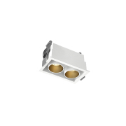 【ALTH80224-10W】10W LED Spotlight White+Gold Cup