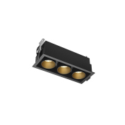 【ALTH80224-15W】15W LED Spotlight Black+Gold Cup