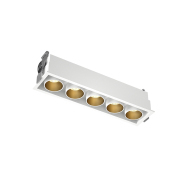 【ALTH80224-25W】25W LED Spotlight White+Gold Cup