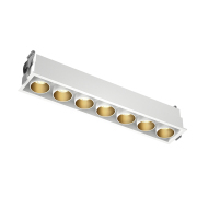【ALTH80224-35W】35W LED Spotlight White+Gold Cup