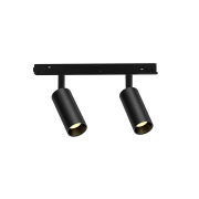 【2ALGD2280045】22-Series Black 2x8W Spotlight LED Magnetic Track Light