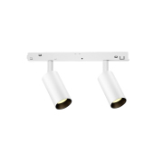 【2ALGD2280045】22-Series White+Black 2x8W Spotlight LED Magnetic Track Light