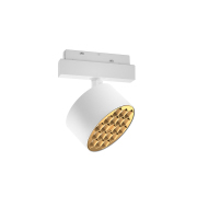 【2ALGD2280106-12W】22-Series White+Gold 12W Spotlight LED Magnetic Track Light
