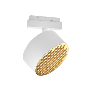 【2ALGD2280106-30W】22-Series White+Gold 30W Spotlight LED Magnetic Track Light