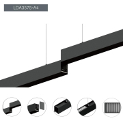【LDA3575-A4】LED Linear Light Spliced Office Lighting