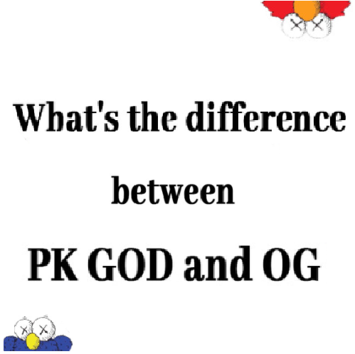 What's the difference between PKGoden and OG