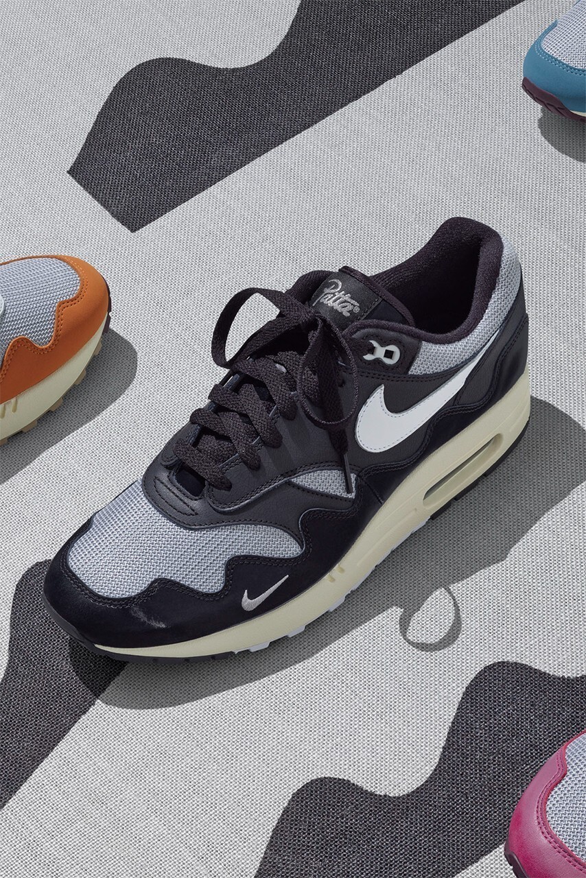 PK Sneakers Air Max 1 latest co-branded black shoes