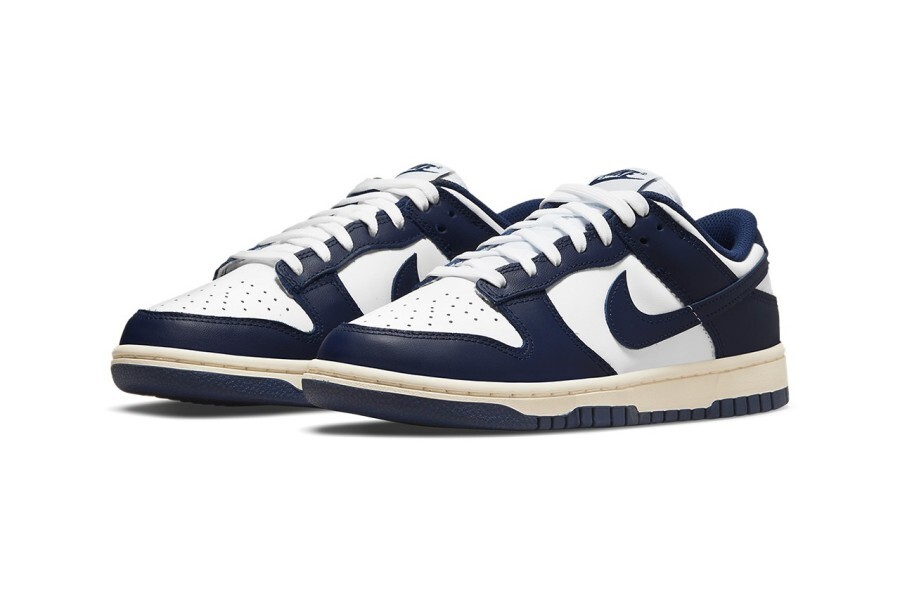 PK Sneakers Dunk Low's new color scheme Vintage Navy is officially released