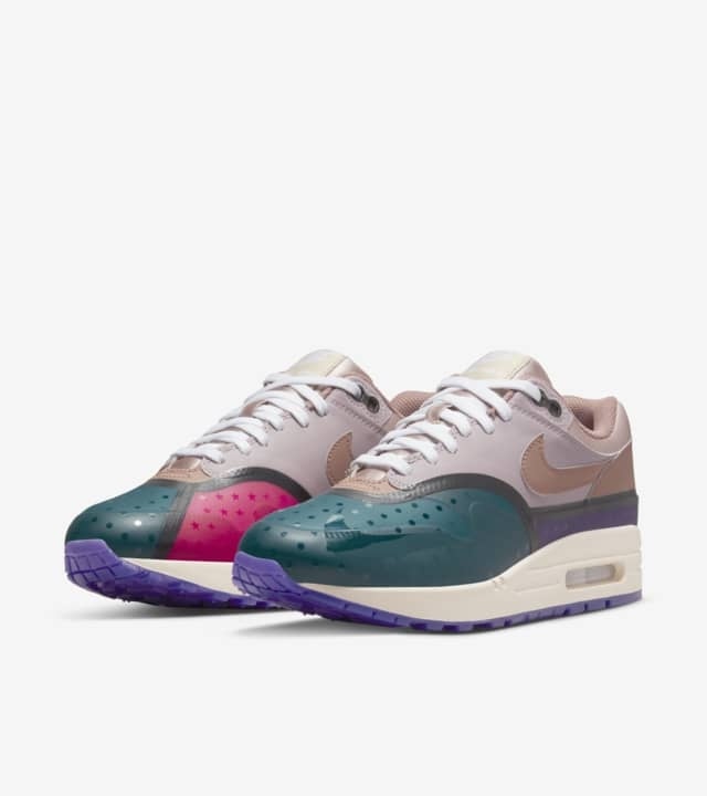 Air Max 1 Plum Fog and Fossil Rose