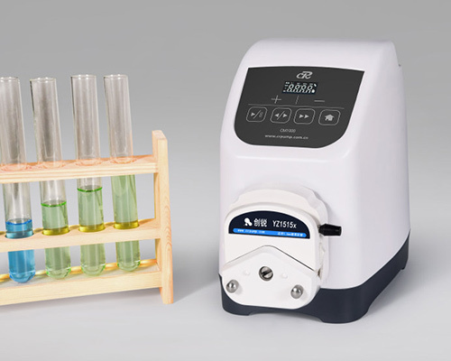 Peristaltic pump used in bacterial filtration detection of masks