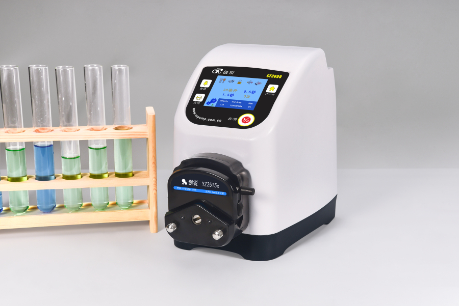 Peristaltic pump for reagent packing