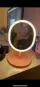 Excellent and comfortable mirror, looks very cute, convenient to use, as the mirror itself can be detached from the leg, if you need to consider yourself from all sides.