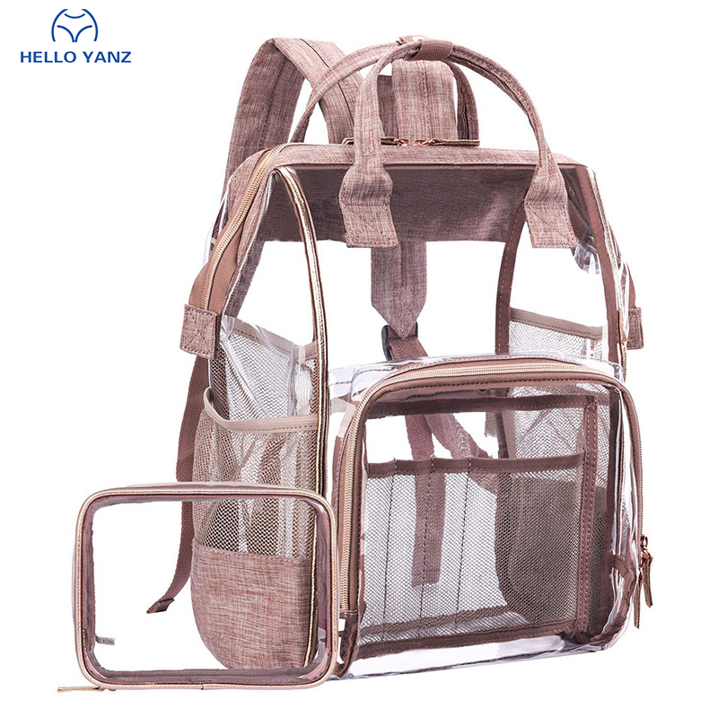 large heavy duty clear backpack