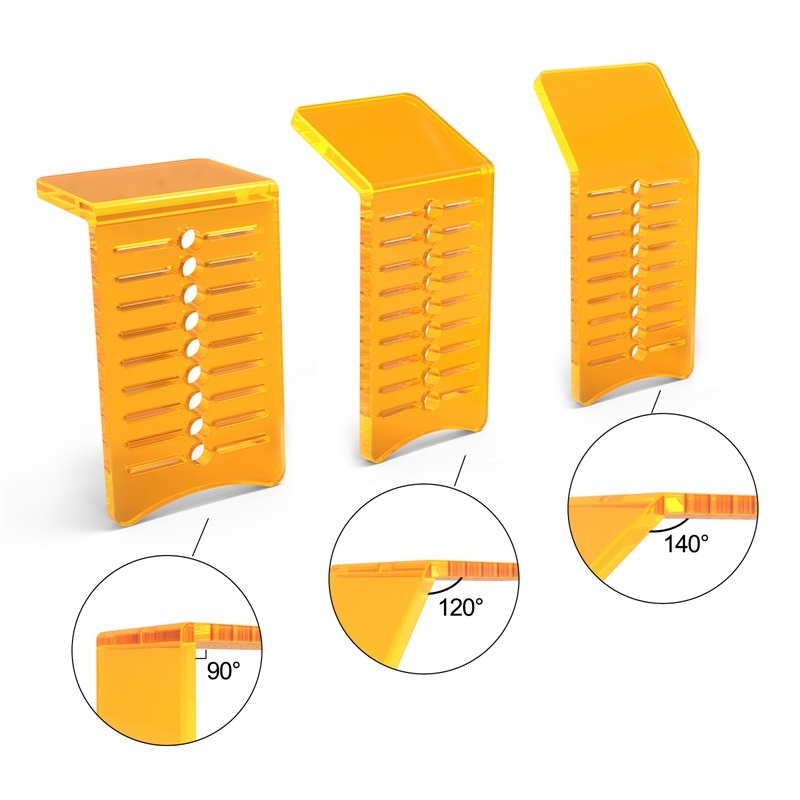 Competitive Car Stickers Scraper Plate Yellow and Orange Plastic Film Tools MNES 