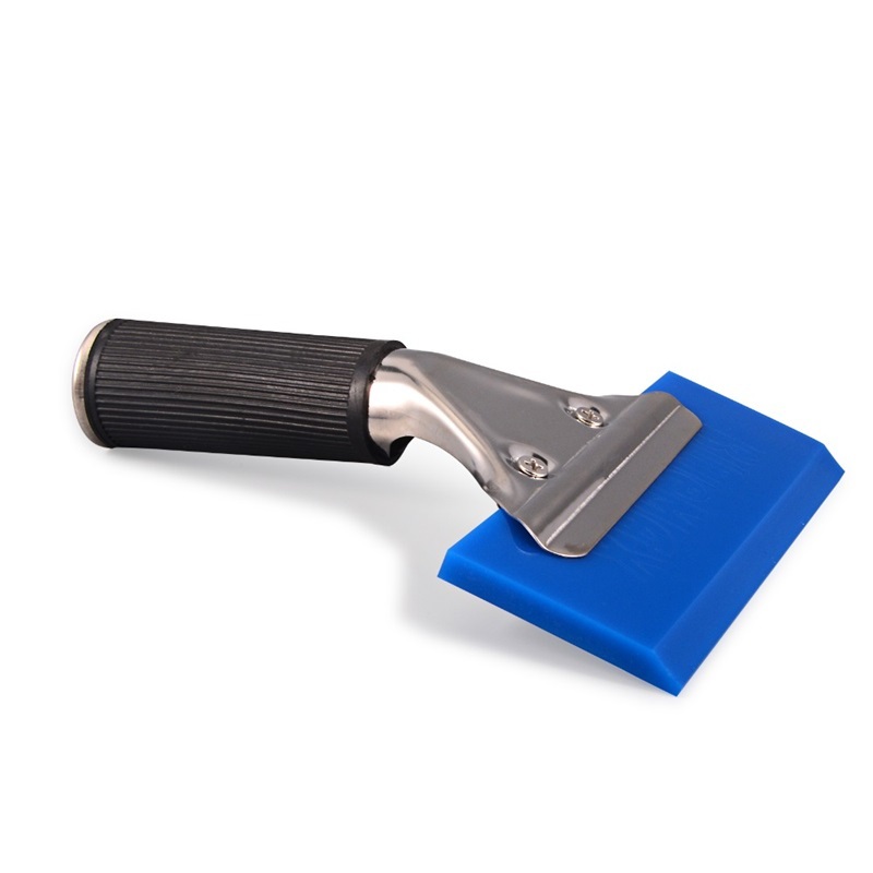 1pc Stainless Steel Random Color Cleaning Shovel, Small Squeegee For Home