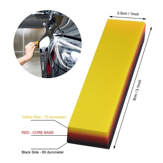 Gebildet Soft Rubber Squeegee Blade for Car Vinyl Wrapping, Window Tint  Film Installation, car Decal Tool. Home Glass/Mirror/Window Cleaning as  Water Blade. : : Home & Kitchen