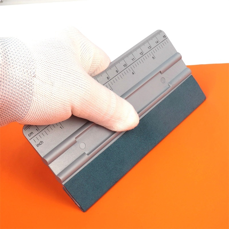 Car Wrap Tools Kit Carbon Fiber Big Scale Felt Squeegee Scraper Vinyl