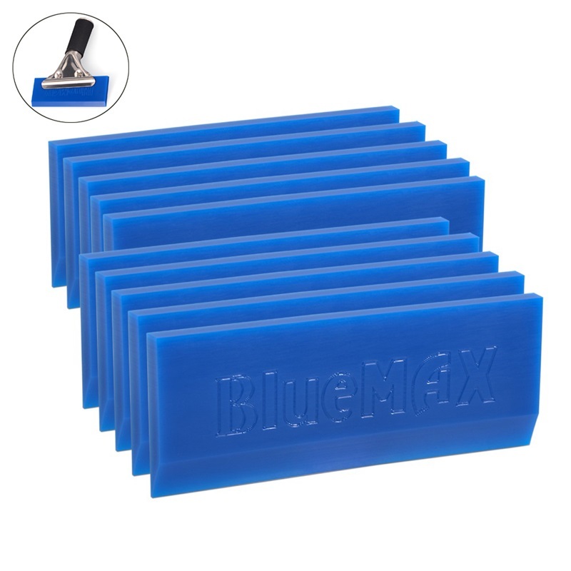 Blue Max Rubber Vinyl Squeegee & PRO Handle Car Film Window Tinting Wiper  Tools - Global Tint Shop
