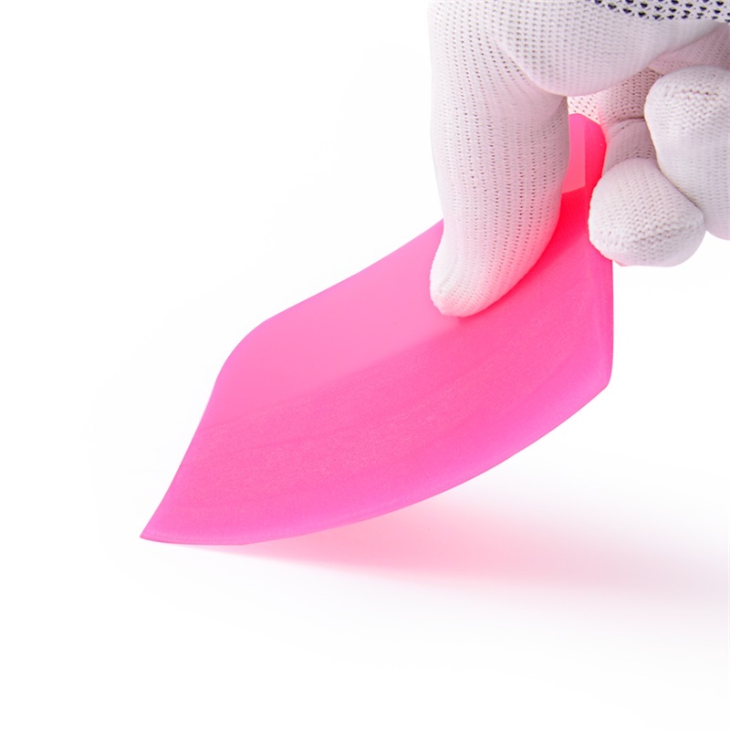 FOSHIO Pink Rubber Soft PPF Squeegee Window Tinting Installation Tool