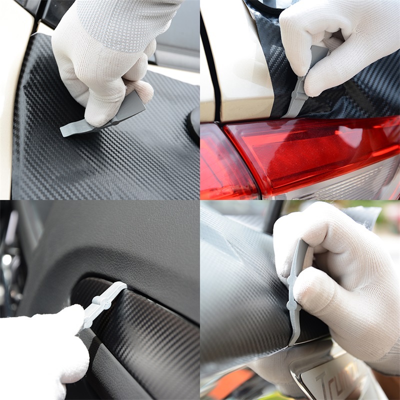 FOSHIO Vehicle Edge Felt Squeegee Wrap Kit Window Wrapping Vinyl Tools