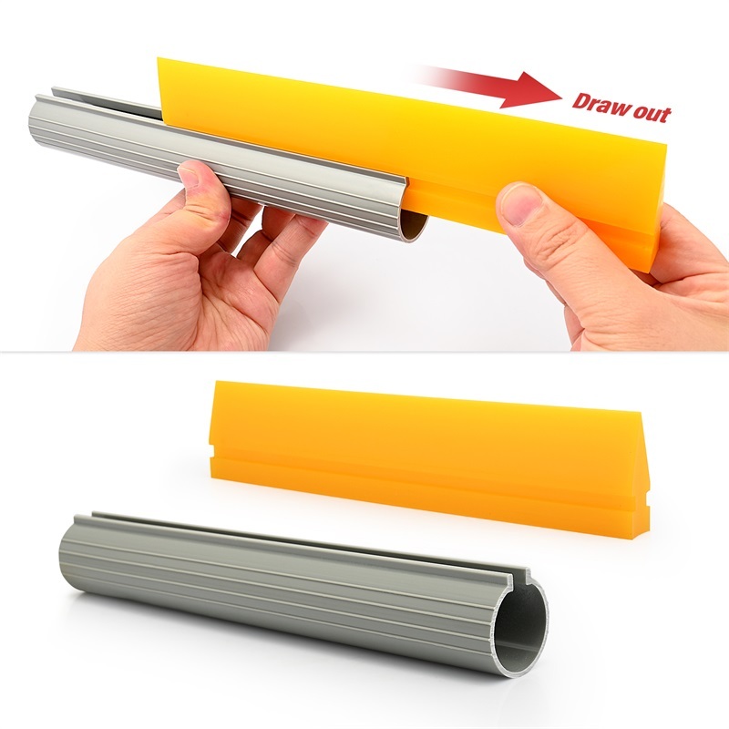 FOSHIO Vinyl Turbo Squeegee Window Glass Tint Rubber Squeegee