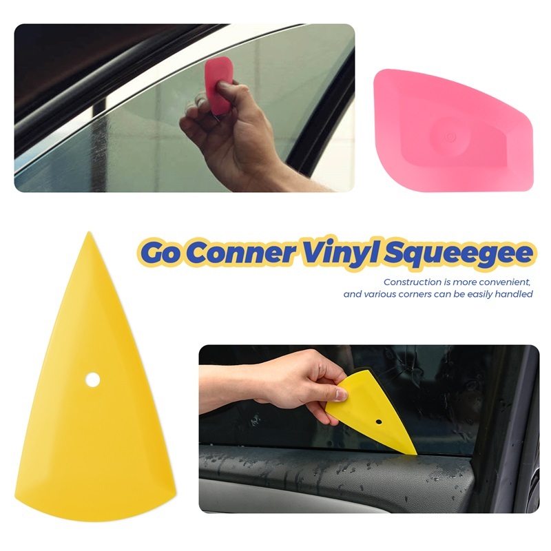 Car Vinyl Wrap Kit Window Tint Tools PPF Squeegee 6 Magnets Vinyl Cutter 5M  Tape