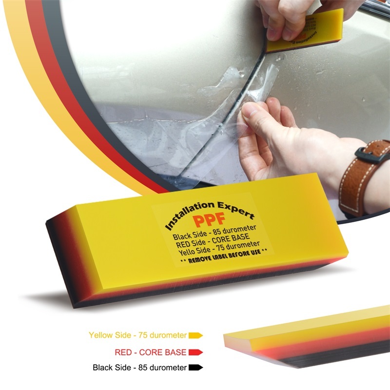 Rubber TPU Squeegee PPF Scraper Water For Window Tint Kit Wrap