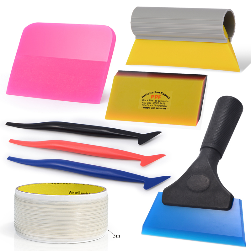 GISSVOGEEK Window Tint Application Tools,Car Window Film Tinting  Tools,Vinyl Wrap Kit,12 in 1 Precut/Auto Window Tint Kit Felt Squeegee,  Window Tint