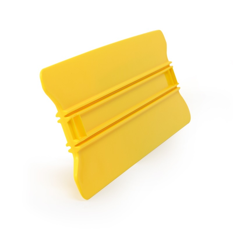 2pcs Yellow Car Sticker Remover, Scraper, Glass Cleaning Tool, Stretchable  Film Scraper Tool