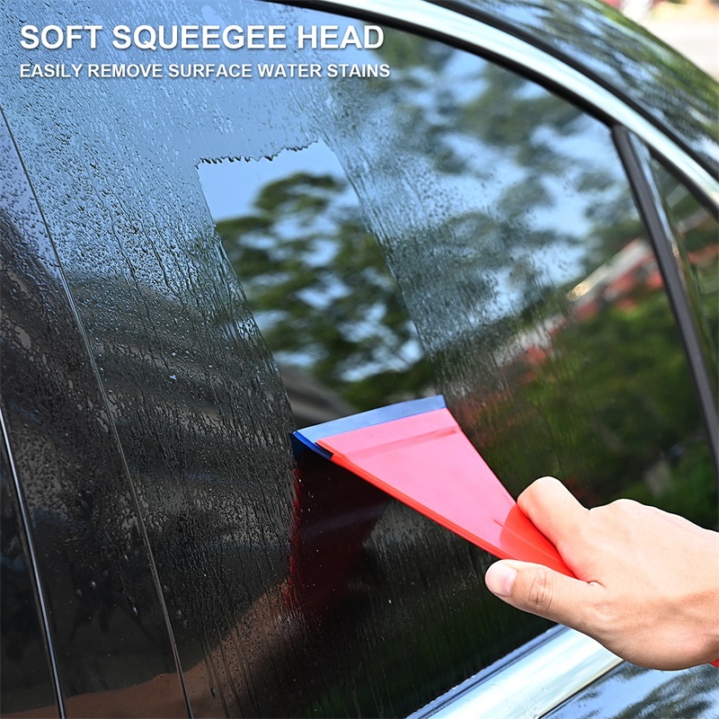 FOSHIO Windshield Cleaner Window Glass Water Wiper Vinyl Wrap Squeegee