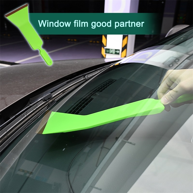 NEWISHTOOL 2 PCS Window Tint Tools Green Automotive Bulldozer