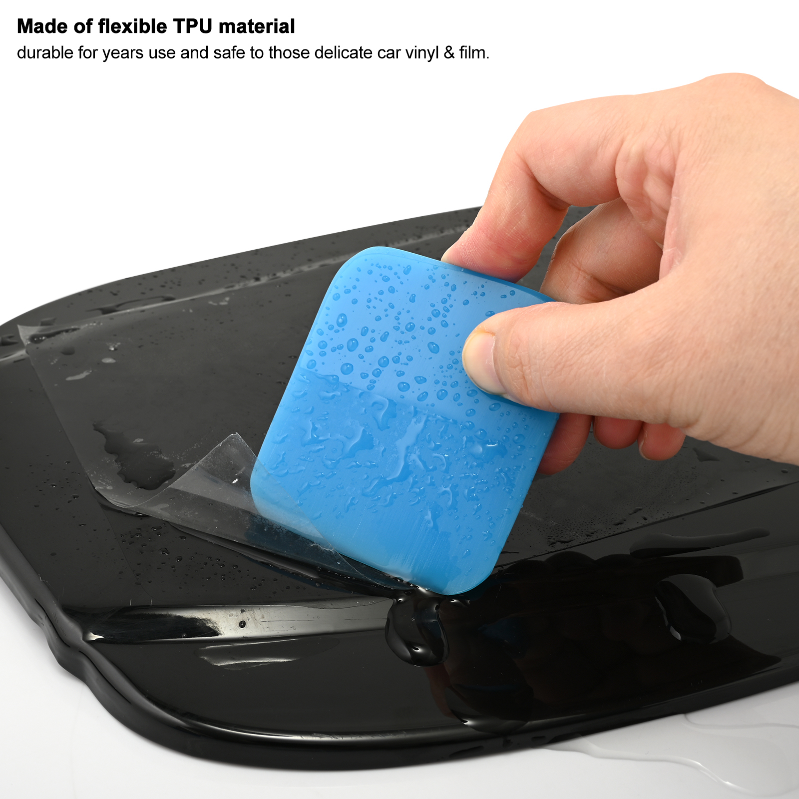 FOSHIO 5pcs Blue Soft PPF Squeegee Window Tint Protective Film Tool