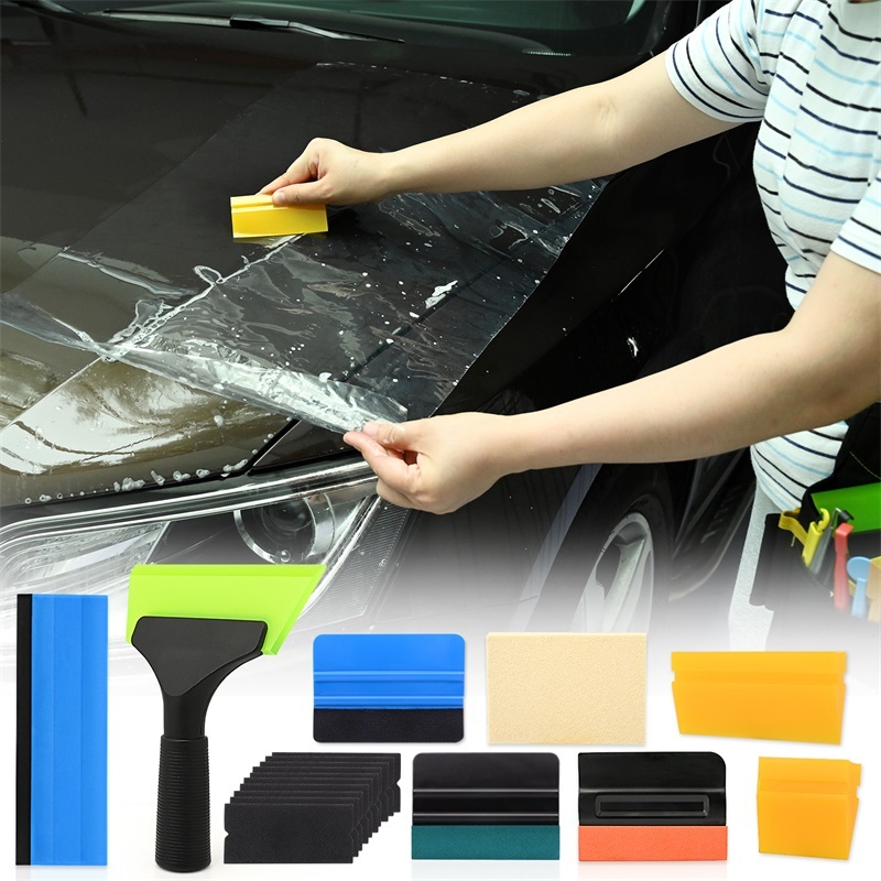 FOSHIO Car Vinyl Wrap Tool Kit Car Wrapping Window Tint Film Install