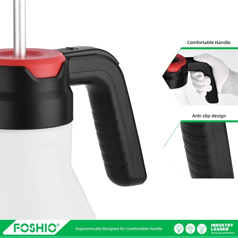 FOSHIO 1.5L Gargen Sprayer Hand Pressure Sprayer Car Wash Pump Sprayer